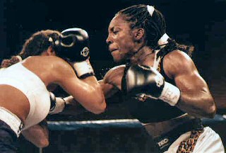 Fredia Gibbs taking it to Hannah Fox